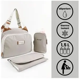Comparateur de prix : Sac à langer BABY ON BOARD TITOU GREIGE