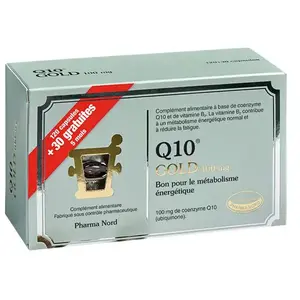 Pharma Nord Q10 Gold 100mg 120 capsules + 30 OffertesVendu paratida-santediscount