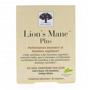 Comparateur de prix : New Nordic Lion's Mane Plus 30 Comprimés