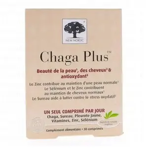 Comparateur de prix : New Nordic Chaga Plus 30 Comprimés