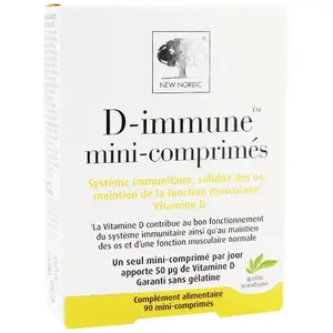 New Nordic D-Immune 90 mini-comprimés pas cher