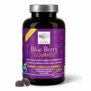 Comparateur de prix : New Nordic Gummies Blue Berry 60 gums