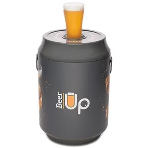 Comparateur de prix : Pompe à bière Beer Up Portative avec 10 verres BUP10GD6C Gris