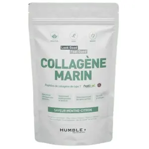 Humble+ Collagène Marin Beauté de la peau menthe citron vert 300gr pas cher