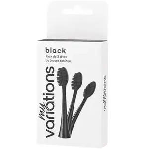 Comparateur de prix : Pack de 3 Têtes de brosse My Variations SOHEABLKTRIO Noir