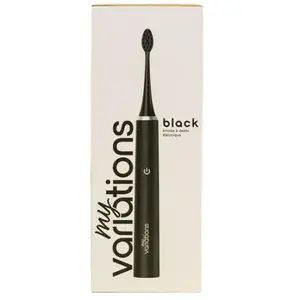 Comparateur de prix : MY VARIATIONS Brosse à dents électrique Noir