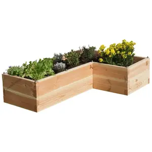 Carré de Potager Sympatik en Bois LE CARRE FANTASTIK  Bois / Métal pas cher
