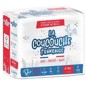 Comparateur de prix : La Coucouche Française Couches Premium Taille 4 (7-18kg) - 24 unités