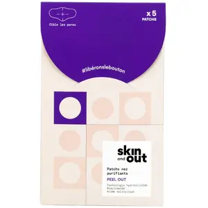 Patchs nez purifiants Peel out - Skin & Out pas cher