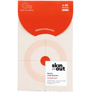 Patchs stop-boutons Clear out - 46 patchs                                - Skin & Out