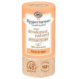 Comparateur de prix : Respectueuse Déodorant naturel Pêche de Vigne 50g