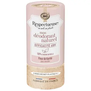Comparateur de prix : Respectueuse Mon déodorant naturel fleur de karité bio 50gr