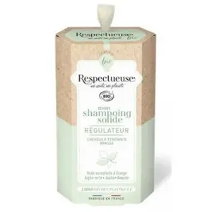 Respectueuse Mon Shampoing Solide Régulateur Bio 75g pas cher