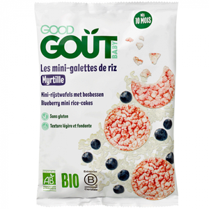 Good Goût mini galettes de riz à la myrtille dès 10 mois bio - 40g pas cher