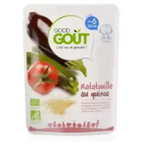 Comparateur de prix : Good Goût Plat Ratatouille au Quinoa +6m Bio 190g