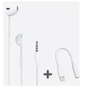 Apple ECOUTEURS APPLE EARPODS AVEC CONNECTEUR LIGHTNING BLANC pas cher