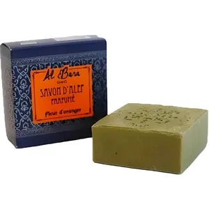 Savon d'alep véritable à la fleur d'oranger bio - AL BARA pas cher