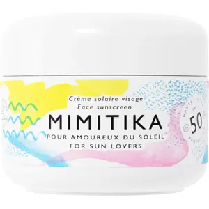 MIMITIKA - Pour Amoureux Du Soleil - Crème Solaire Visage Spf50 - 50ml pas cher