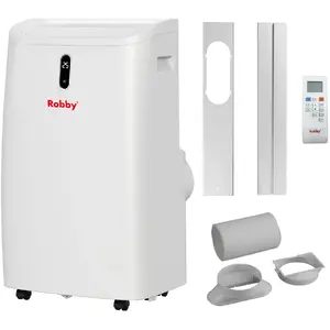 ROBBY Climatiseur mobile réversible 3500w avec kit fenêtre ROAC12HW