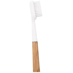Caliquo - Brosse à dent à tête rechargeable - Medium - Manche en chêne pas cher