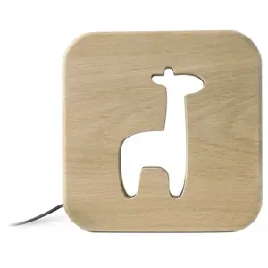 Gone's Blumen - veilleuse bois girafe pas cher