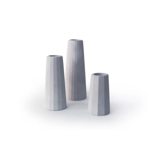Gone's Trio de vases soliflores en béton pas cher