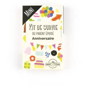 Mini Kit de survie du parent épuisé : Anniversaire Funomenum pas cher