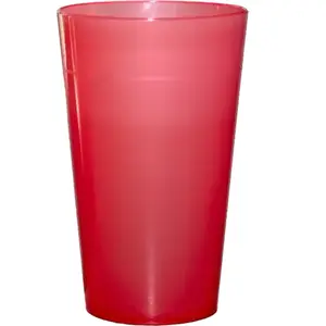 Gobelet Ecocup Rouge 25cl utile (33cl ras bord) Réutilisable - Type Demi, Jus, Soft pas cher