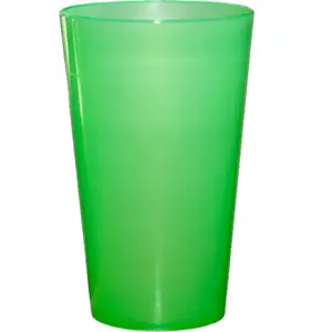 Gobelet Ecocup Vert 25cl utile (33cl ras bord) Réutilisable - Type Demi, Jus, Soft pas cher