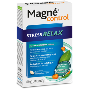 Comparateur de prix : Nutreov Physcience Magné Control Stress Relax 30 comprimés