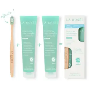La Rosée - Duo de Dentifrices 2x75ml et Brosse à DentsVendu parparasanteonline