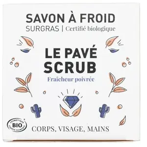atelier populaire - Le Pavé Scrub | Savon à froid surgras certifié BIO... pas cher