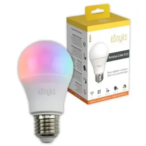 KONYKS Ampoule connectée Antalya Color - LED Wi-Fi + Bluetooth E27 Blanc + Couleurs RGB - Neuf pas cher