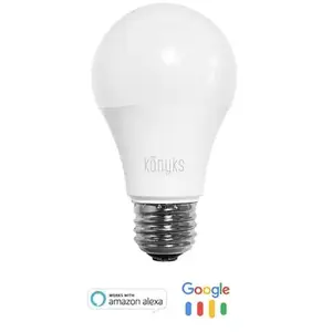 Konyks Lumière connectée Ampoule LED Wi-Fi Antalya A70 et E27 pas cher