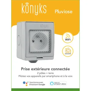 Générique Prise connectée Konyks PLUVIOSE EXTÉRIEURE WI-FI 16A pas cher