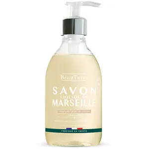 Comparateur de prix : Beauterra Savon Liquide de Marseille Fleur de Coton 300ml