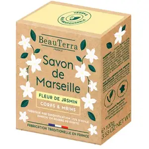 Comparateur de prix : Beauterra Savon de Marseille Solide Fleur de Jasmin 100g