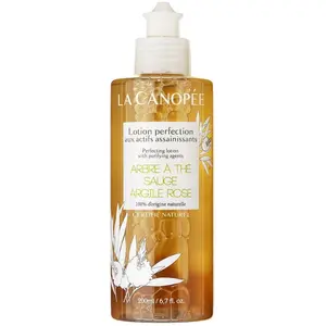LA CANOPEE Lotion perfection - Arbre à thé, sauge & argile rose - Peaux mixtes à grasses - 200 ml pas cher