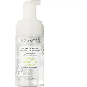 LA CANOPEE Mousse nettoyante - Romarin, arbre à thé & lavande - Visage - 115 ml pas cher