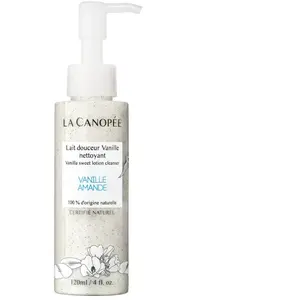 Lait douceur vanille nettoyant rechargeable - 120ml - La Canopée pas cher