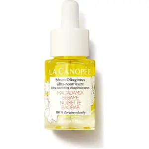 LA CANOPEE Sérum ultra-nourrissant - Macadamia, noisette, sésame & baobab - Peaux sèches & sensibles - 15 ml pas cher