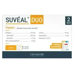 Comparateur de prix : Densmore Suvéal Duo Vision 90 capsules
