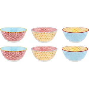 Comparateur de prix : BJORN Bol PATTERN Ø15cm - 6 pièces - Color TU