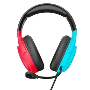 Azgenon Casque Gaming AG-H200S - Noir/ Turquoise/ Rouge pas cher