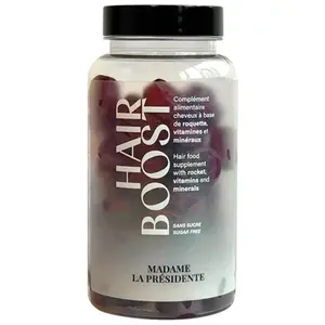 Comparateur de prix : Gummies cheveux sans sucres Hair Boost Madame la Présidente