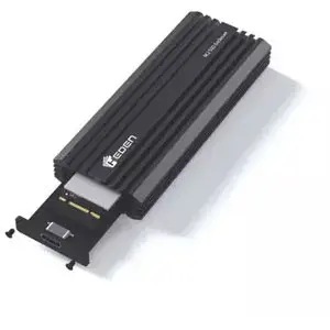Heden Boitier externe SSD M.2 - Non spécifié - 1 To - USB3.2 - NVMe/SATA - Aluminium Noir