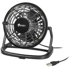 Heden Mini ventilateur en USB, Noir diametre 13cm en plastique noir - Neuf pas cher