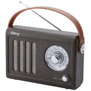 Enceinte/Radio rétro HALTERREGO style vintage, RMS 5W, Bluetooth, Radi...