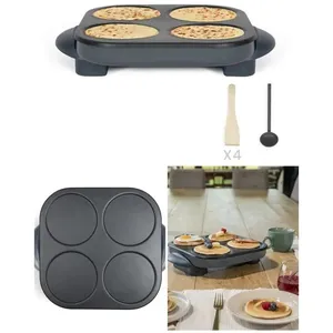 Comparateur de prix : Livoo Mini crêpes party 4 mini crêpes 12 cm 1500 W Revêtement antiadhé...