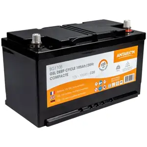 Batterie gel compact 105Ah Antarion Antarion pas cher